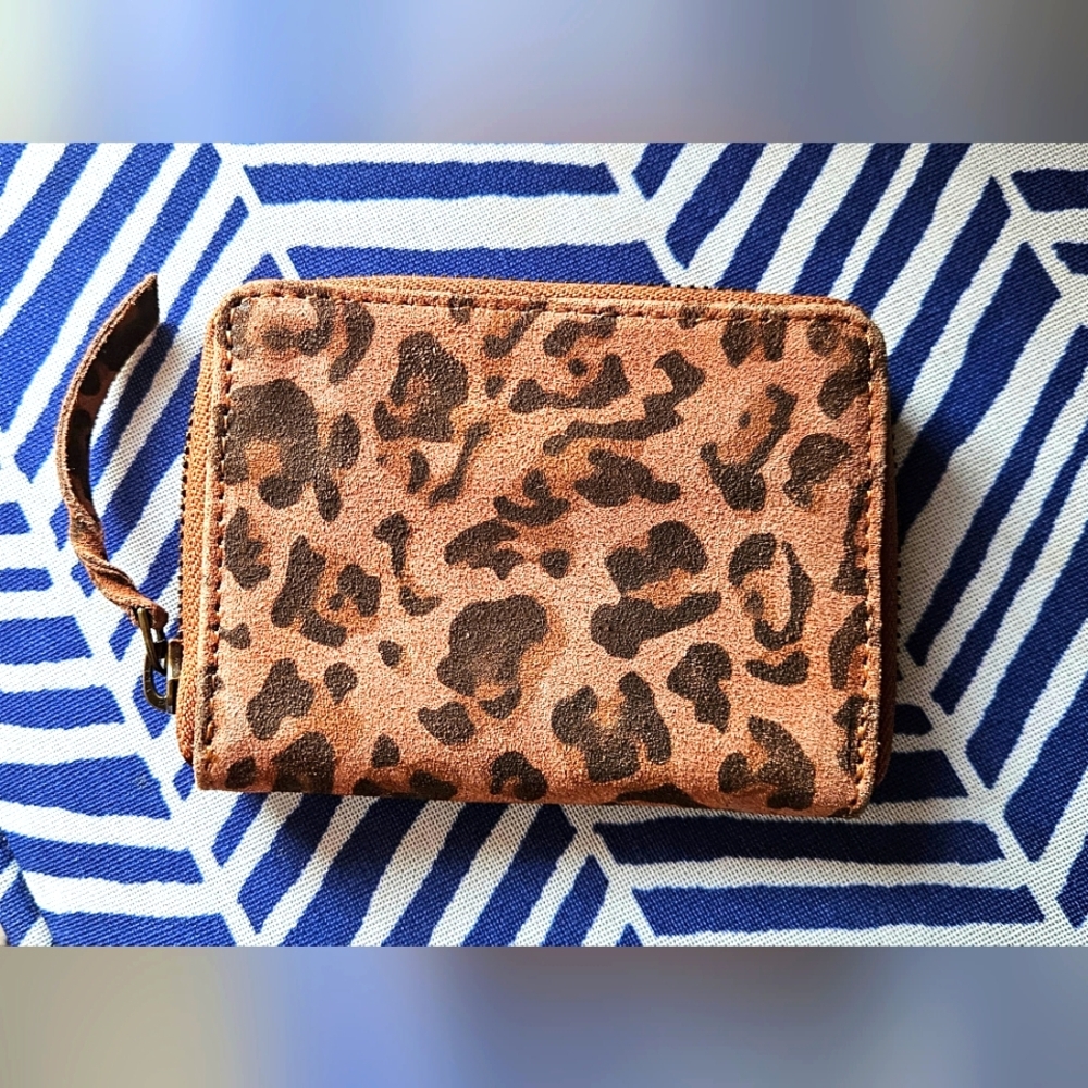 RPS Leather Cheetah Card Wallet